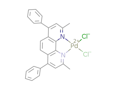 Pd(2,9-dimethyl-4,7-diphenyl-1,10-phenanthroline)Cl<sub>2</sub>