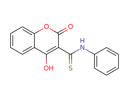 2H-1-Benzopyran-3-carbothioamide,4-hydroxy-2-oxo-N-phenyl-