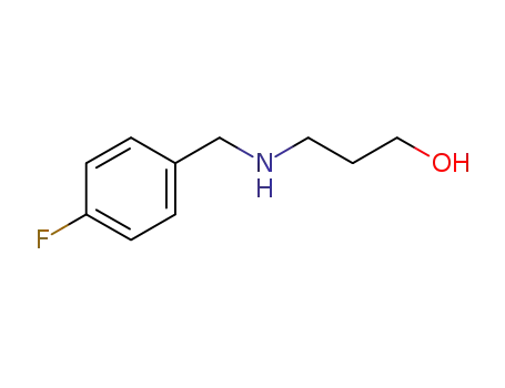 Molecular Structure of 161798-73-8 (3-[(4-fluorobenzyl)amino]propan-1-ol)