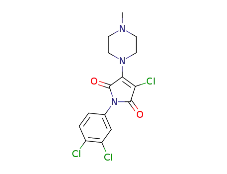 3-chloro-1-(3,4-dichlorophenyl)-4-(4-methylpiperazin-1-yl)-1H-pyrrole-2,5-dione