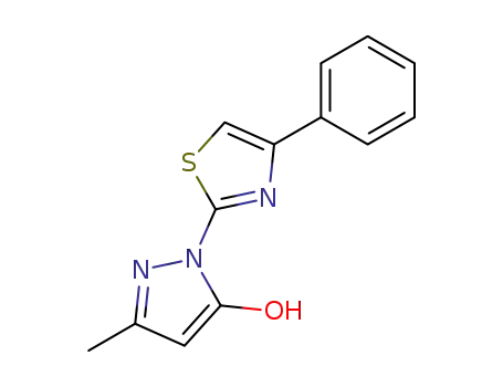 3-methyl-1-(4-phenyl-1,3-thiazol-2-yl)-1H-pyrazol-5-ol