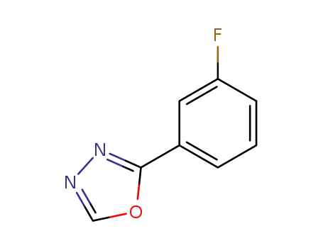 Molecular Structure of 5378-32-5 (2-(3-fluorophenyl)-1,3,4-oxadiazole)