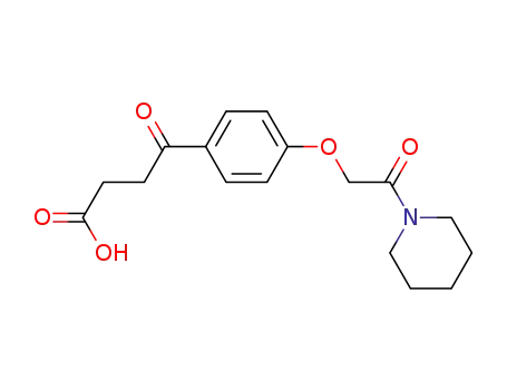 4-oxo-4-[4-(2-oxo-2-piperidin-1-yl-ethoxy)phenyl]butyric acid