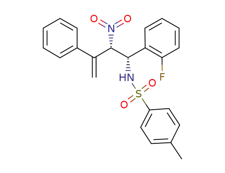 (1S,2S)-1-(2-fluorophenyl)-2-nitro-3-phenyl-N-tosylbut-3-en-1-amine