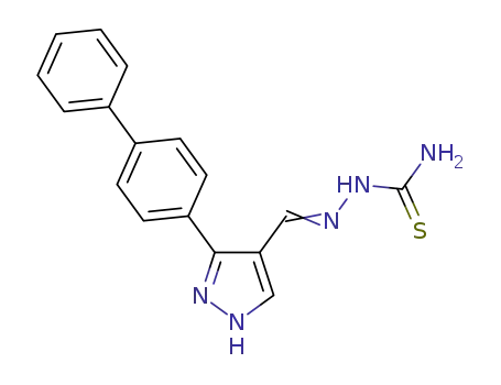 3-biphenyl-4-yl-1H-pyrazole-4-carbaldehyde thiosemicarbazone
