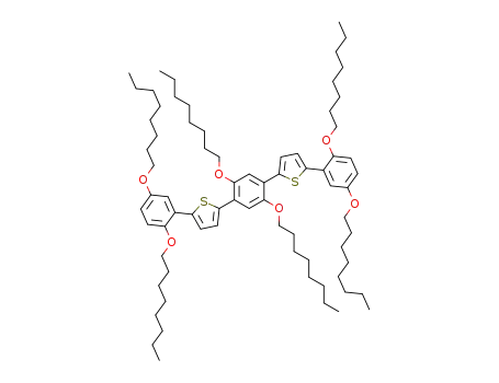 1,4-bis[5-(2,5-dioctyloxyphenyl)thien-2-yl]-2,5-dioctyloxybenzene