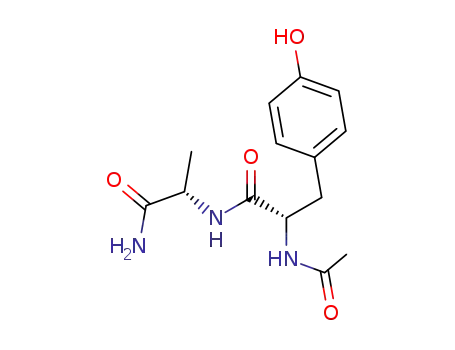 Molecular Structure of 29701-42-6 (L-Alaninamide, N-acetyl-L-tyrosyl-)