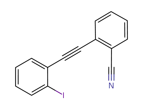 1-iodo-2-((2-cyanophenyl)ethynyl)benzene