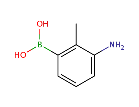 Molecular Structure of 948592-66-3 (3-amino-2-methylphenylboronic acid hydrochloride)