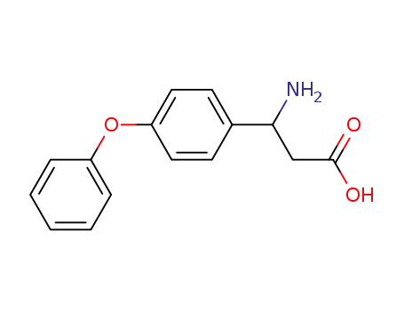 Molecular Structure of 213192-51-9 (3-AMINO-3-(4-PHENOXY-PHENYL)-PROPIONIC ACID)