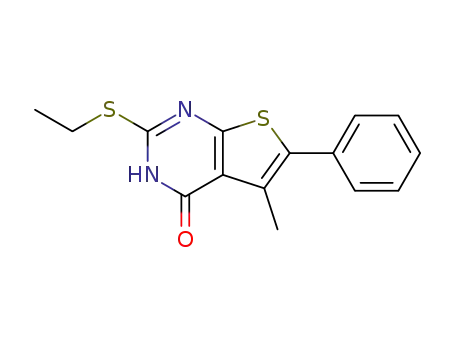 2-(ethylthio)-5-methyl-6-phenylthieno[2,3-d]pyrimidin-4(3H)-one