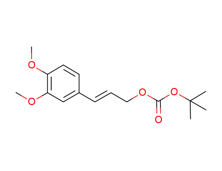 tert-butyl (E)-3-(3',4'-dimethoxyphenyl)prop-2-en-1-yl carbonate
