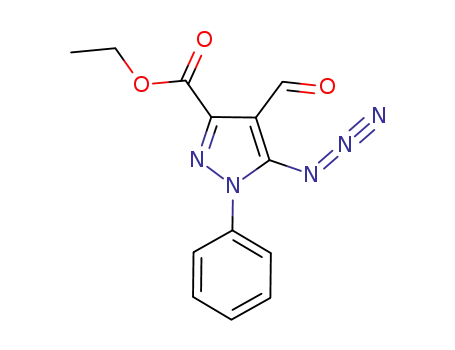 ethyl 5-azido-4-formyl-1-phenyl-1H-pyrazole-3-carboxylate