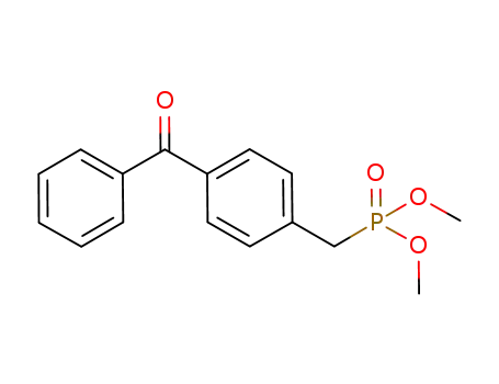 (4-benzoyl-benzyl)-phosphonic acid dimethyl ester