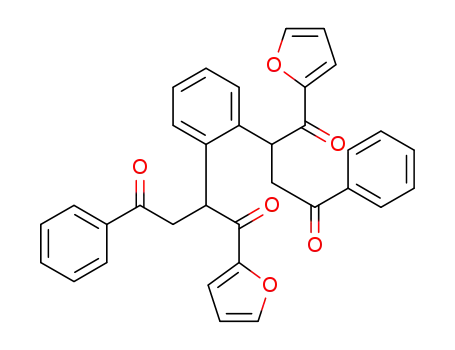 Molecular Structure of 1190210-02-6 (2,2'-(1,2-phenylene)bis(1-(furan-2-yl)-4-phenylbutane-1,4-dione))