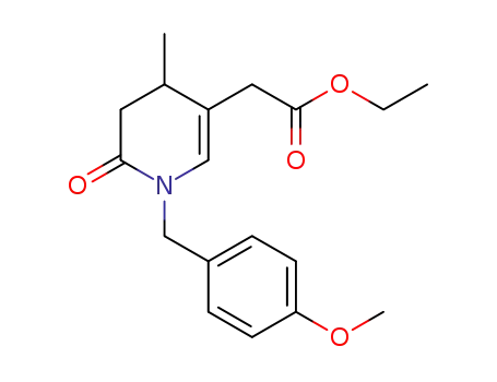 ethyl 2-[1-(4-methoxybenzyl)-4-methyl-6-oxo-1,4,5,6-tetrahydropyridin-3-yl]acetate