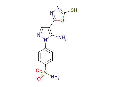 C<sub>11</sub>H<sub>10</sub>N<sub>6</sub>O<sub>3</sub>S<sub>2</sub>