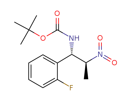tert-butyl (1S,2S)-(1-(2-fluorophenyl)-2-nitropropyl)carbamate