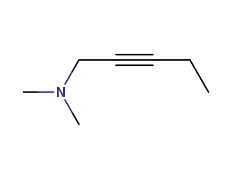 Molecular Structure of 7383-77-9 (1-DIMETHYLAMINO-2-PENTYNE)