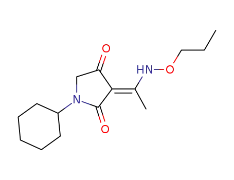 (E)-1-cyclohexyl-3-(1-(propoxyamino)ethylidene)pyrrolidine-2,4-dione