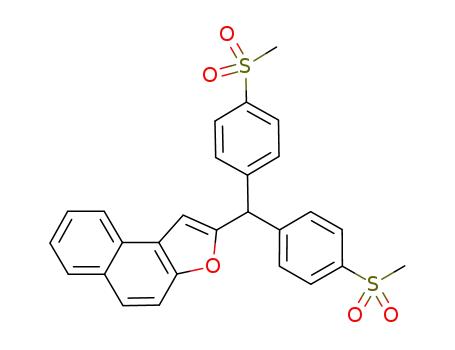 2-[1,1-bis(4-methylsulfonylphenyl)methyl]naphtho[2,1-b]furan