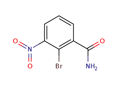Molecular Structure of 35757-19-8 (2-BROMO-3-NITROBENZAMIDE)