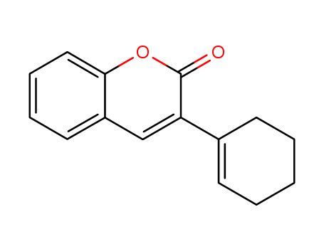 2H-1-Benzopyran-2-one, 3-(1-cyclohexen-1-yl)-