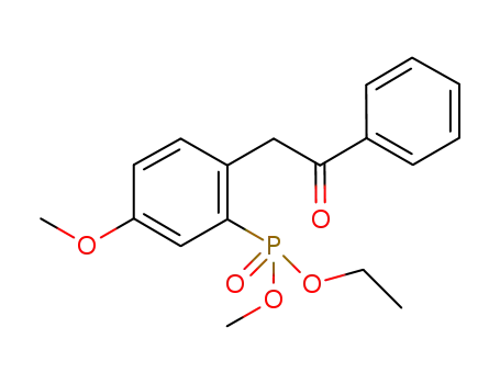 ethyl methyl [5-methoxy-2-(2-oxo-2-phenylethyl)phenyl]phosphonate