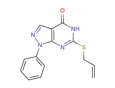 6-allylsulfanyl-1-phenyl-1H-pyrazolo[3,4-d]pyrimidin-4(5H)-one