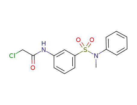 2- 클로로 -N- [3- (메틸-페닐-설파 모일)-페닐]-아 세타 미드