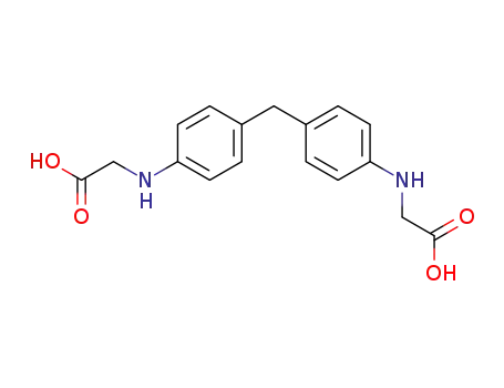 Molecular Structure of 10097-11-7 (4,4'-Bis(α-carboxymethylamino)diphenylmethane)