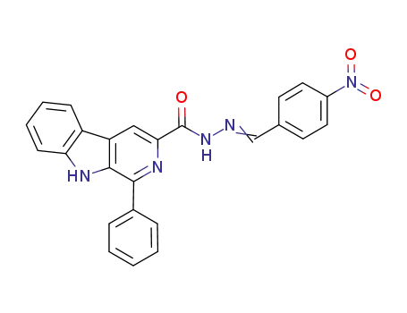 1-phenyl-N'-(4-nitrobenzylidene)-9H-pyrido[3,4-b]indole-3-carbohydrazide