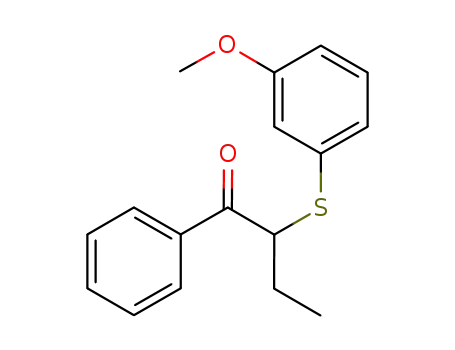α-(m-methoxyphenylthio)butyrophenone
