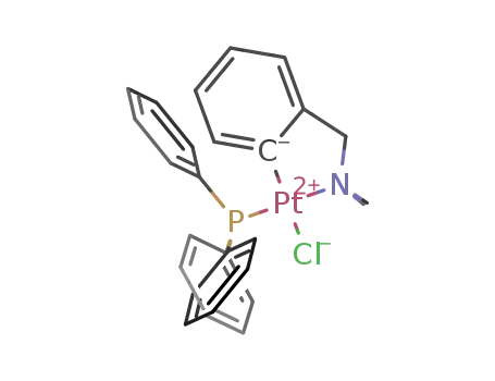 [Pt((dimethylaminomethyl)phenyl)(PPh<sub>3</sub>)Cl]