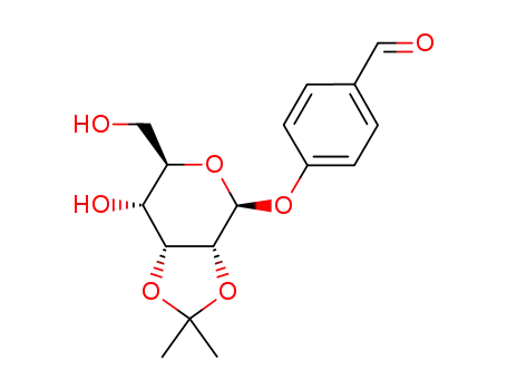 Molecular Structure of 950761-90-7 (4-formylphenyl (2,3-O-isopropylidene)-β-D-allopyranoside)