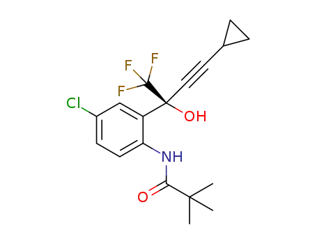 (S)-N-(4-chloro-2-(4-cyclopropyl-1,1,1-trifluoro-2-hydroxybut-3-yn-2-yl)phenyl)pivalamide