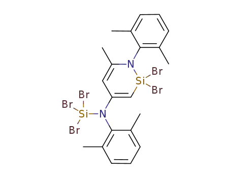 C<sub>21</sub>H<sub>23</sub>Br<sub>5</sub>N<sub>2</sub>Si<sub>2</sub>