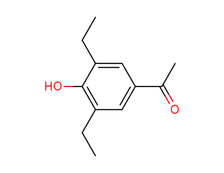 Molecular Structure of 93156-39-9 (1-(3,5-diethyl-4-hydroxy-phenyl)-ethanone)