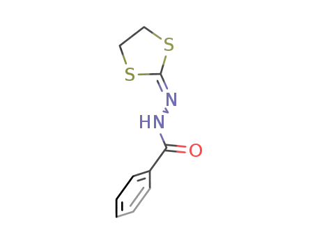 Molecular Structure of 62303-19-9 (2-benzoylhydrazono-1,3-dithiolane)