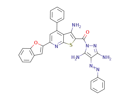 C<sub>31</sub>H<sub>22</sub>N<sub>8</sub>O<sub>2</sub>S
