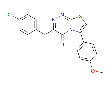 3-(4-chlorobenzyl)-6-(4-methoxyphenyl)-4H-[1,3]thiazolo[2,3-c][1,2,4]triazin-4-one