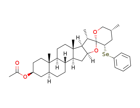 (23R,25R)-23-phenylseleno-5α-spirostan-3β-ol acetate