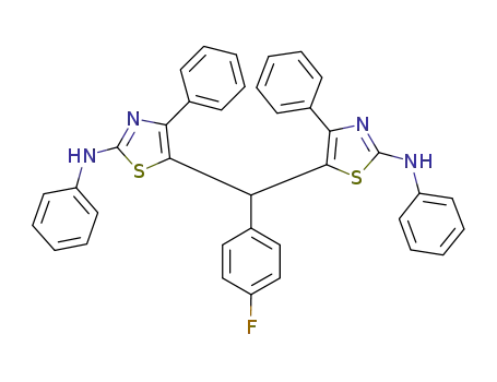 Molecular Structure of 1198108-48-3 (C<sub>37</sub>H<sub>27</sub>FN<sub>4</sub>S<sub>2</sub>)