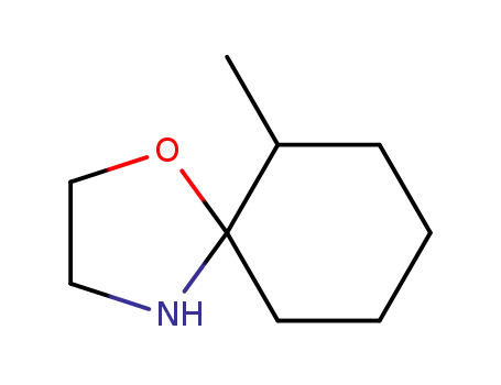 Molecular Structure of 83522-06-9 (6-Methyl-1-oxa-4-azaspiro(4.5)decane)