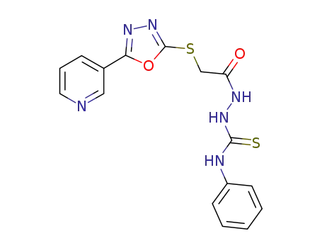 2-[(5-pyridin-3-yl-1,3,4-oxadiazol-2-yl)thio]thiosemicarbazide