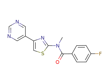 C<sub>15</sub>H<sub>11</sub>FN<sub>4</sub>OS