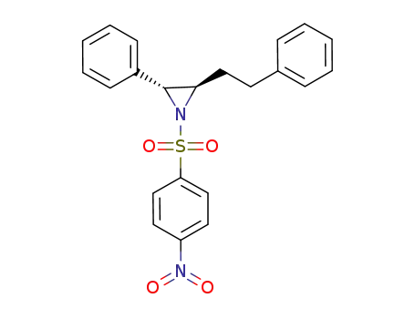 1-(4-nitrobenzenesulfonyl)-2-phenethyl-3-phenylaziridine