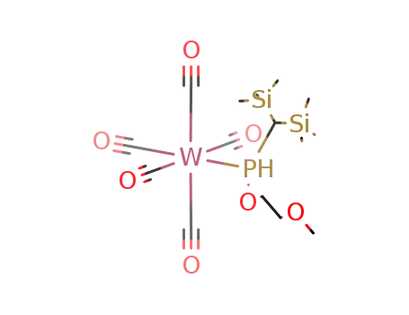 [W(CO)5(PH(CH(SiMe<sub>3</sub>)2)(OCH<sub>2</sub>CH<sub>2</sub>OCH<sub>3</sub>))]