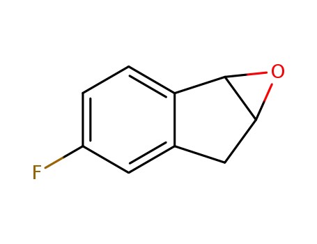 Molecular Structure of 121082-20-0 (6H-Indeno[1,2-b]oxirene,  4-fluoro-1a,6a-dihydro-)