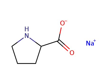 Molecular Structure of 62518-43-8 (Proline, monosodium salt)